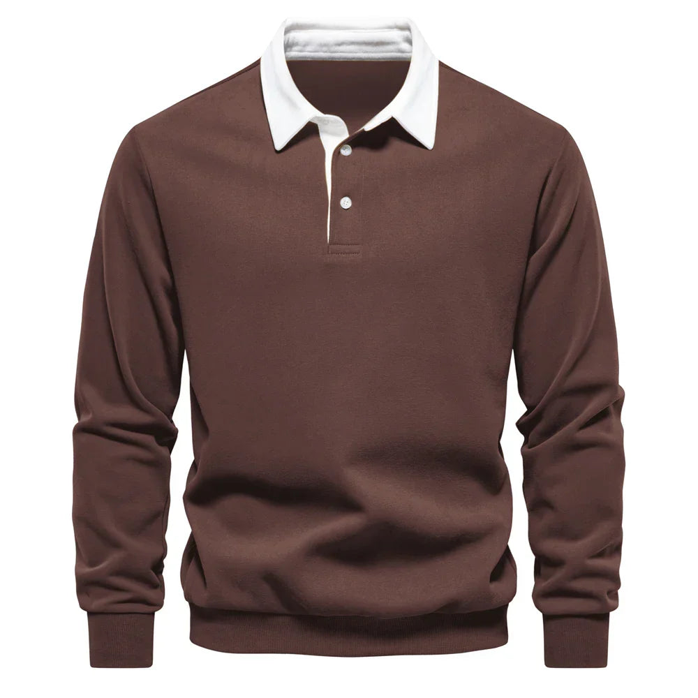 Foxley - Polo Neck Light Sweatshirt