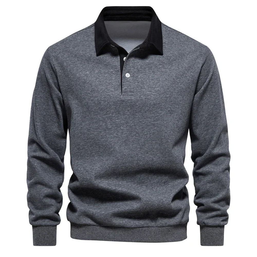 Foxley - Polo Neck Light Sweatshirt