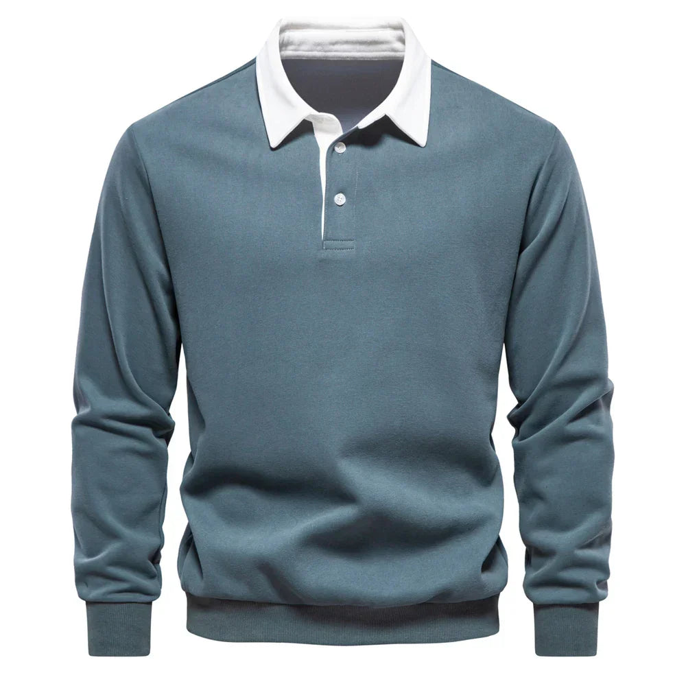 Foxley - Polo Neck Light Sweatshirt