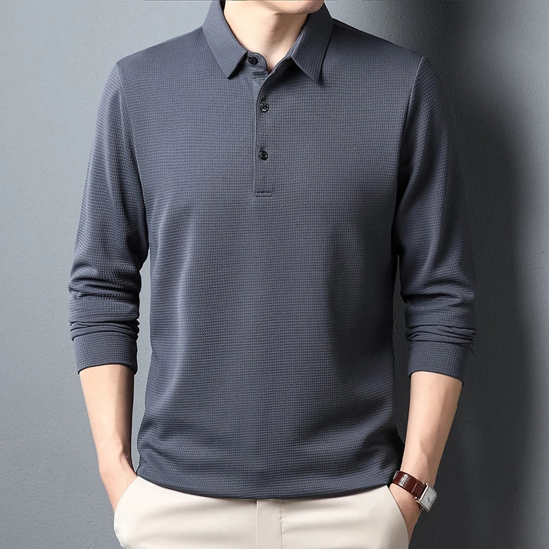 Camden - Buttoned Long Sleeve Polo