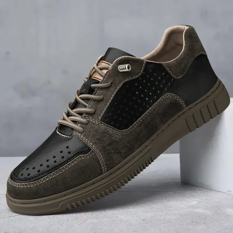 Roma Sneaker aus echtem Leder