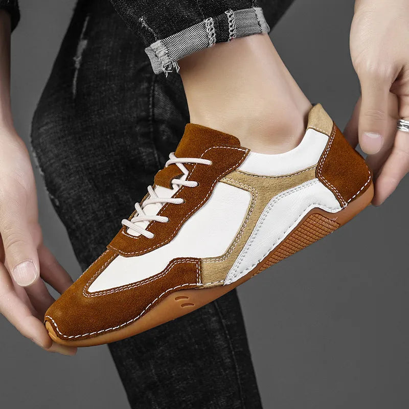 Wildleder-Sneakers aus Gummi