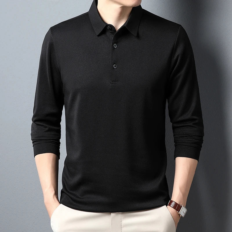 Camden - Buttoned Long Sleeve Polo